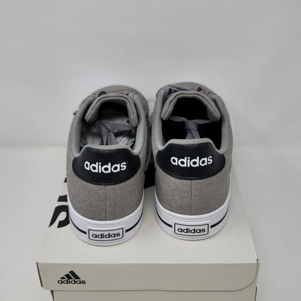 Adidas Daily 3.0 FW3270 Casual Shoes Men's Size 10 Skateboarding Dove Gray Black - Picture 4 of 8
